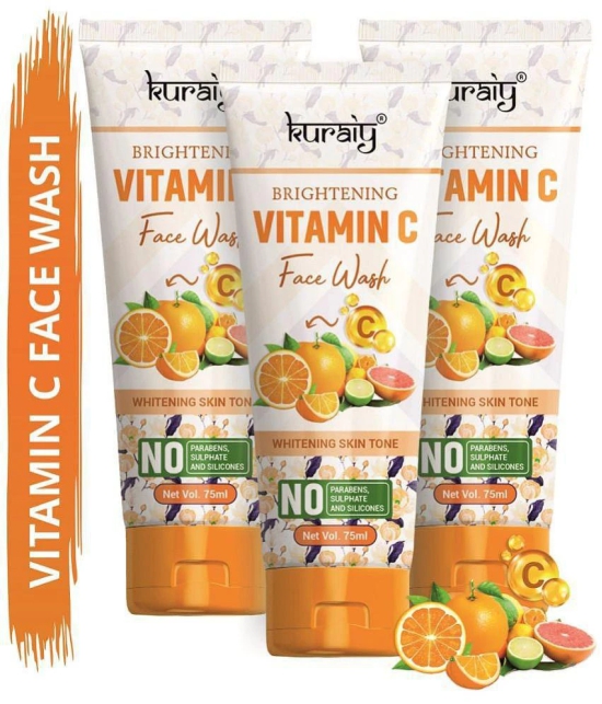 KURAIY - Refreshing Face Wash For All Skin Type ( Pack of 3 )