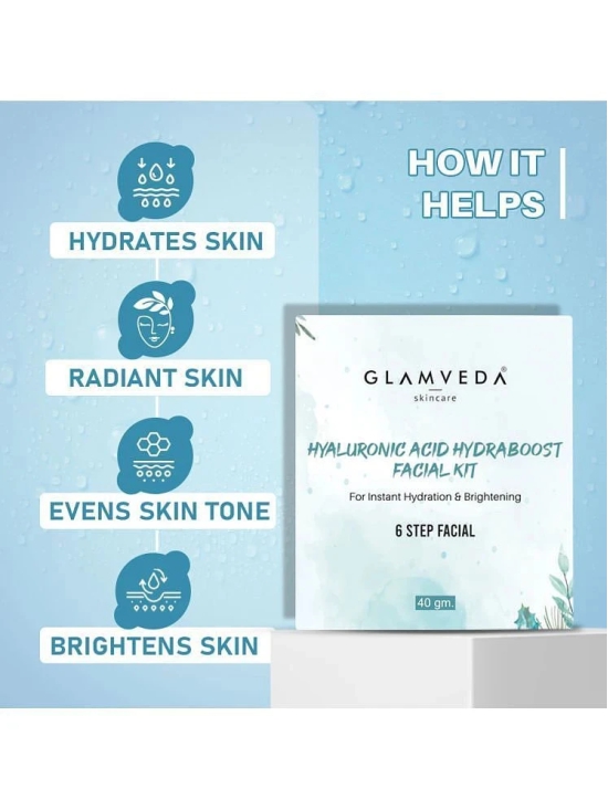 Glamveda 3 Times Use Facial Kit For All Skin Type Aloe Vera 1 ( Pack of 1 )