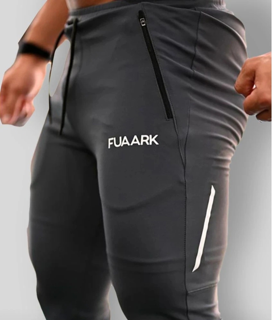 Fuaark - Dark Grey Polyester Mens Sports Joggers ( Pack of 1 ) - M