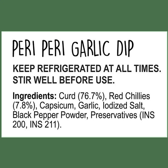 Wingreens Perpri Garlc Dip 150G, 1 Pc