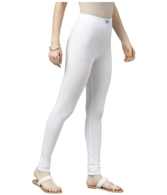 Jcss - White Lycra Women's Leggings ( Pack of 1 ) - L