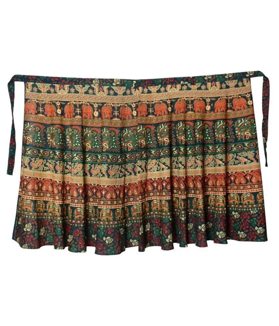 Sttoffa Cotton Wrap Skirt - Green - 40