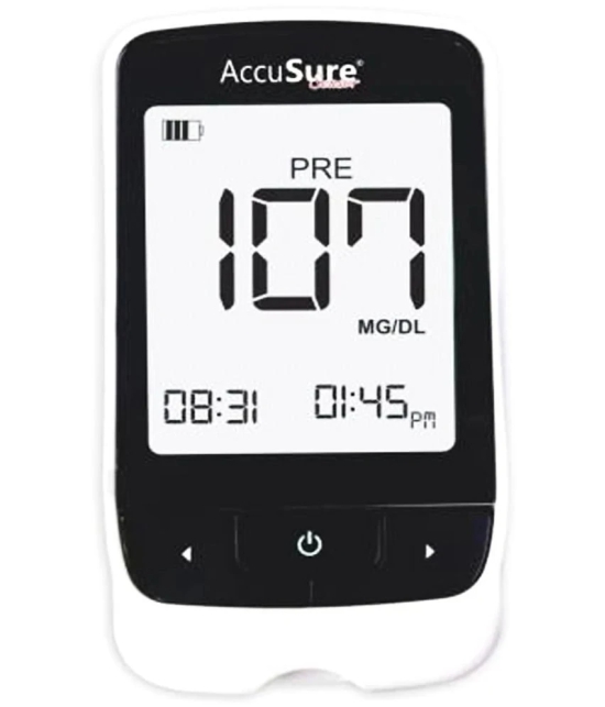 ACCUSURE - Sensor 25 Strips & Glucometer