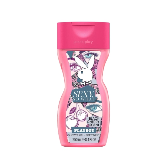 Playboy Play It Wild Men & Playboy Sexy So What Women Shower Gel Combo (Pack of 2, 250ml each)