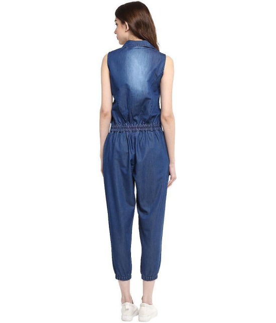 StyleStone Blue Denim Jumpsuit - Single - None