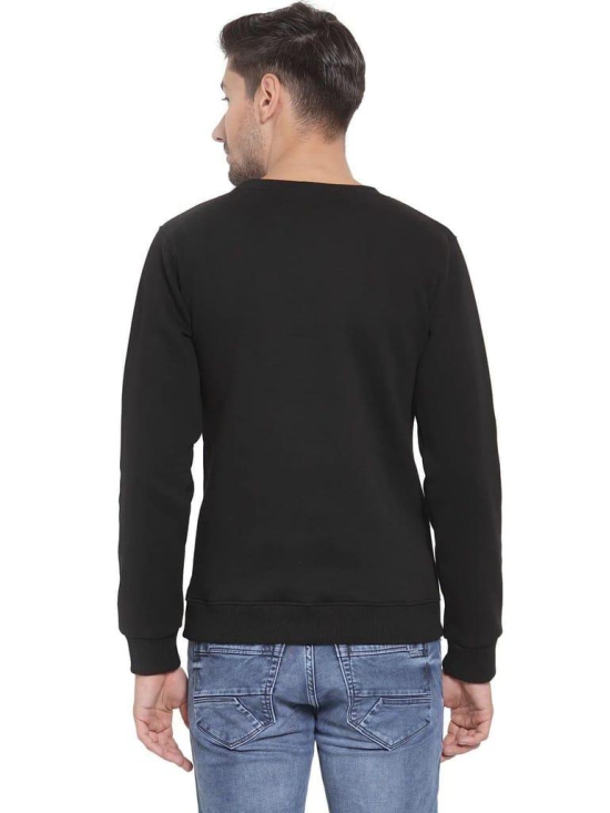 Rodamo  Men Black Slim Fit Sweatshirts