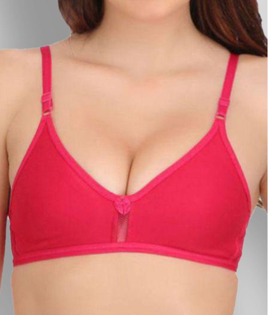 Softskin - Multicolor Cotton Blend Non Padded Women's T-Shirt Bra ( Pack of 6 ) - None