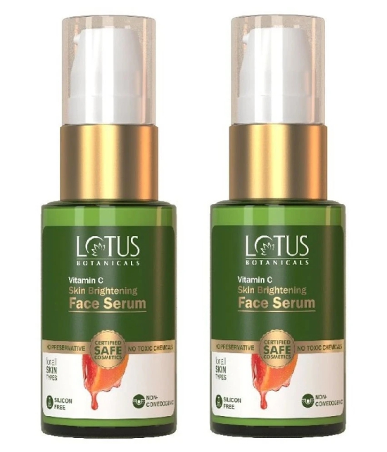 Lotus Botanicals Vitamin C Skin Brightening Face Serum(Pack of 2*30g= 60g)