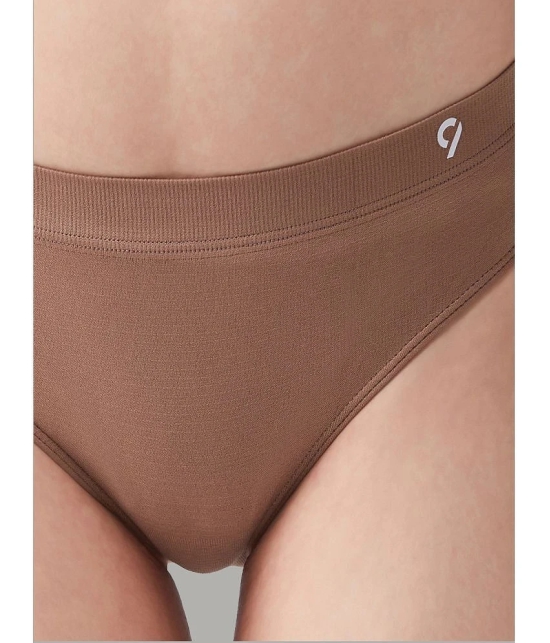 C9 Airwear Brown Nylon Solid Womens Bikini ( Pack of 3 ) - None