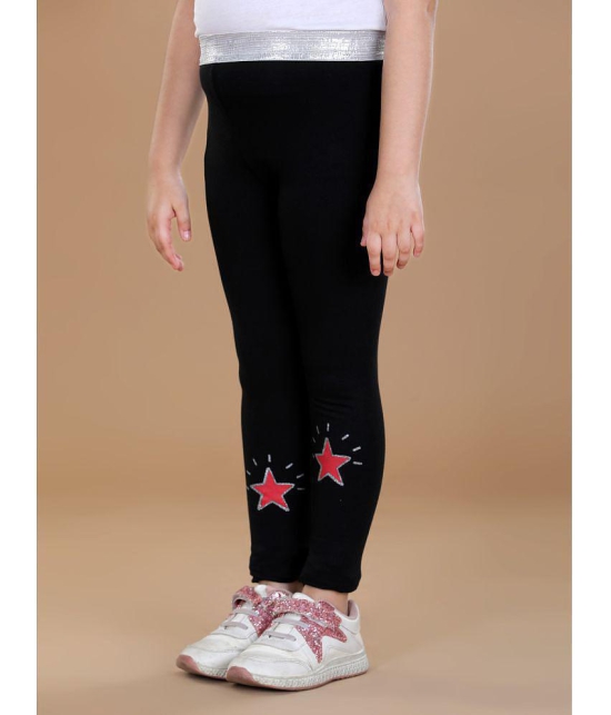 StyleStone - Black Lycra Girls Leggings ( Pack of 1 ) - None