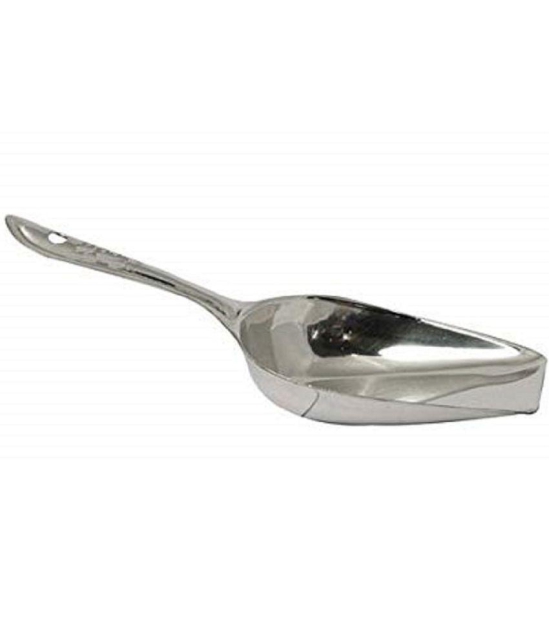 Dynore - Silver Stainless Steel 1 Atta Scoop ( Set of 1 ) - Silver