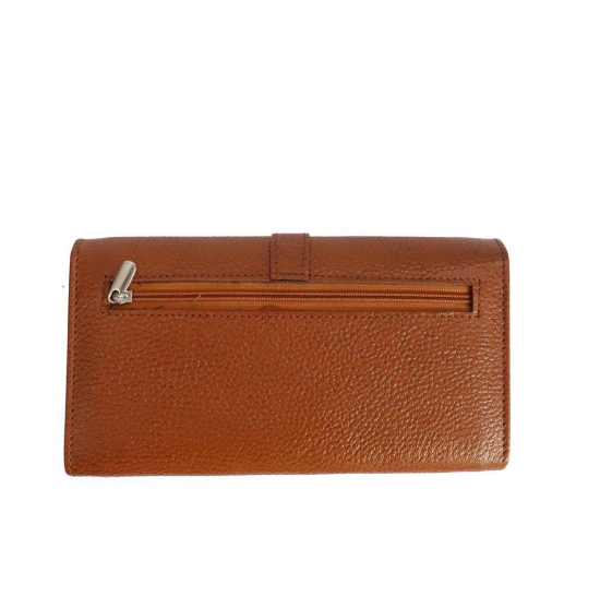 Women Trendy Brown Genuine Leather Wallet (PDS/LDB/23/0006P)