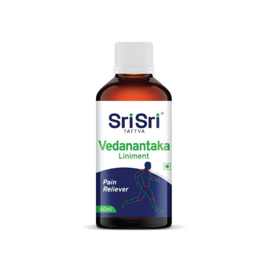 Sri Sri Tattva Vedanantaka Liniment - Pain Reliever, 60ml