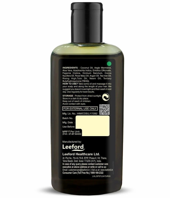 Leeford Navyug Anti-Dandruff Oil with 9 nourishing Oils for Scalp & Hair Health Pack of 2-60ml