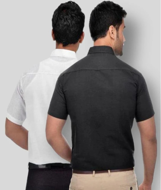 DESHBANDHU DBK - Multicolor Cotton Regular Fit Mens Formal Shirt (Pack of 2) - None