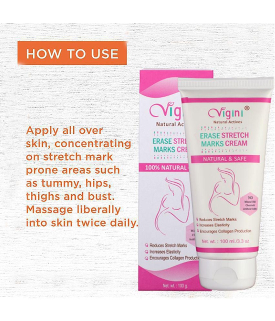 Vigini Natural Stretch Marks Removal Cream for Skin Tightening Shaping & Firming Cream 100 g