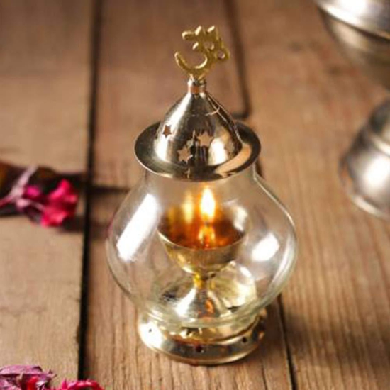 Akhand Diya (Gold)-Model 5