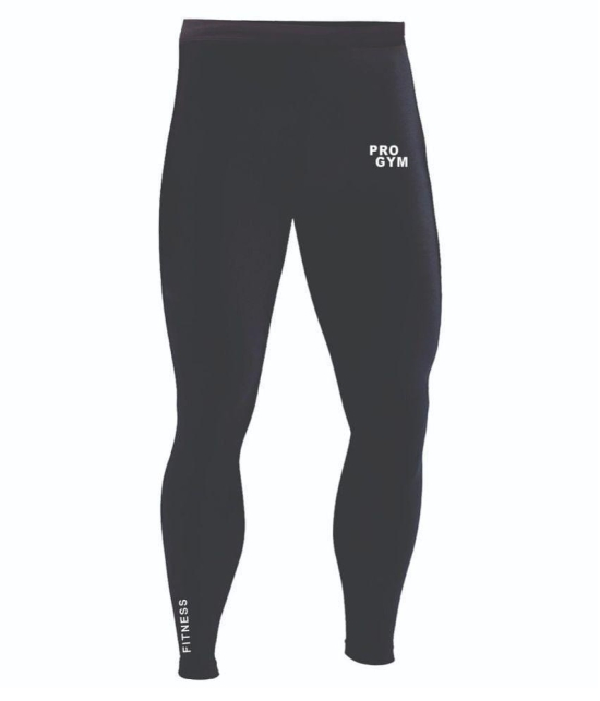 Pro Gym Men & Woman Polyester Sports Compression Lower/Pant/Legging/Full Tights - XXL