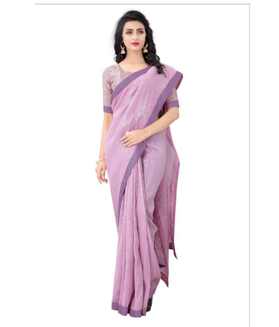 ofline selection Purple Georgette Saree