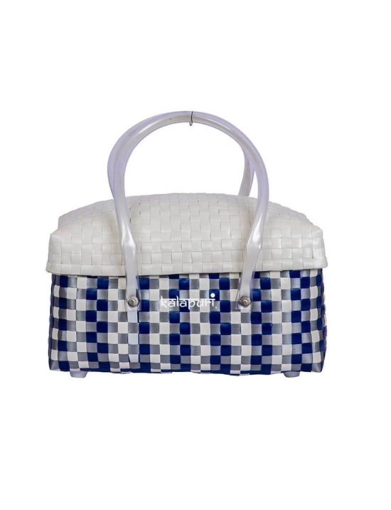 Trendy Picnic Half Basket with Lid