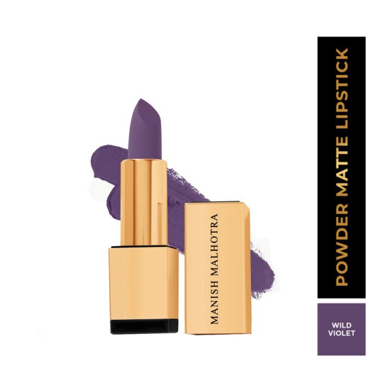 Manish Malhotra Powder Matte Lipstick - Wild Violet