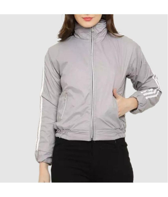 PPTHEFASHIONHUB - Polyester Grey Jackets - None