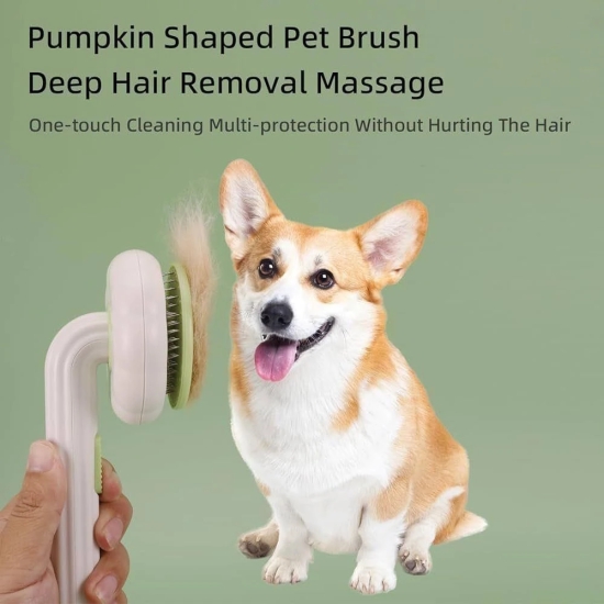 Uttamrobotics Cat and Dog Grooming Brush for Easy Hair Removal