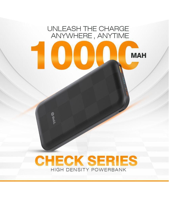 Bell 10000 -mAh 22.5W Li-Polymer Power Bank - Black