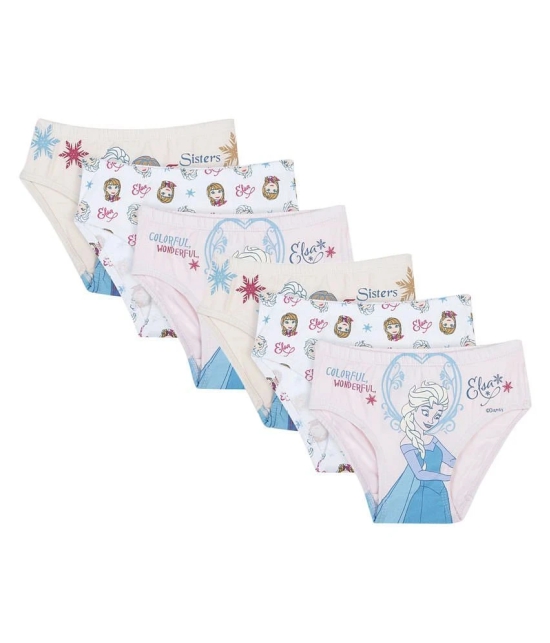 Bodycare Kids Girls Assorted Frozen Printed Panty pack of 6 Size 55 - None