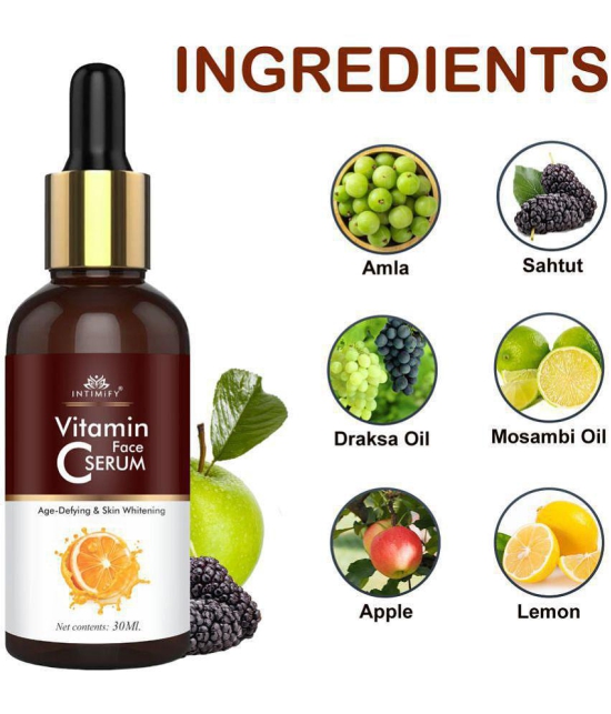 Intimify Vitamin C Face Serum for Skin Brightening, Anti Ageing, Skin Repair and Pigmentation Face Serum 30 mL