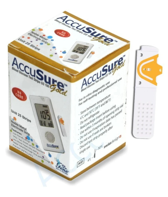 Accusuregoldglucometer 25 Strip self life