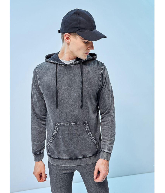 Bewakoof - Grey Terry Blend Regular Fit Men''s Sweatshirt ( Pack of 1 ) - None