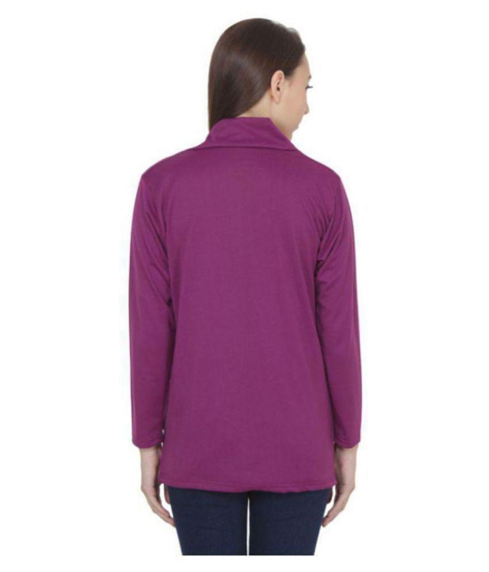 Affair Cotton Shrugs - Purple Single - XL