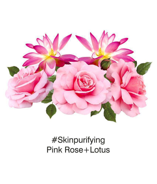 Masking Pink Rose & Lotus Bamboo Face Sheet Mask 100 ml Pack of 5