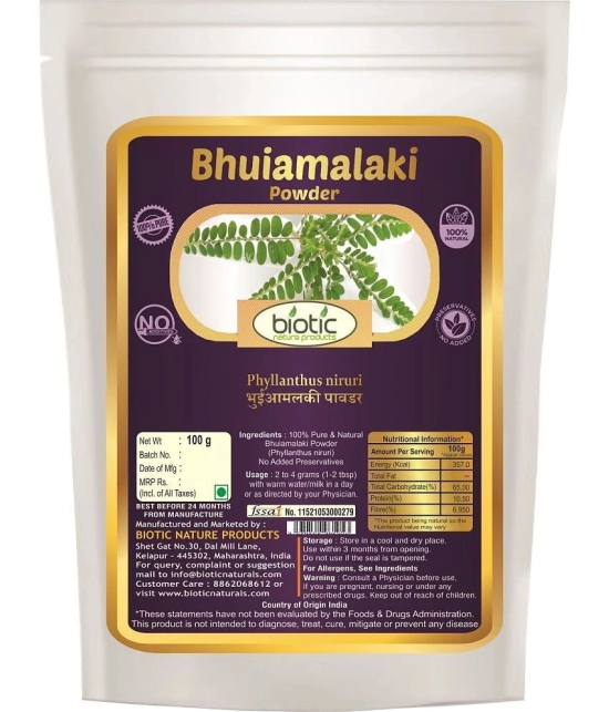 Biotic Gokhru, Punarnava and Bhuiamlaki Powder for Kidney Health (100g each) 300 gm