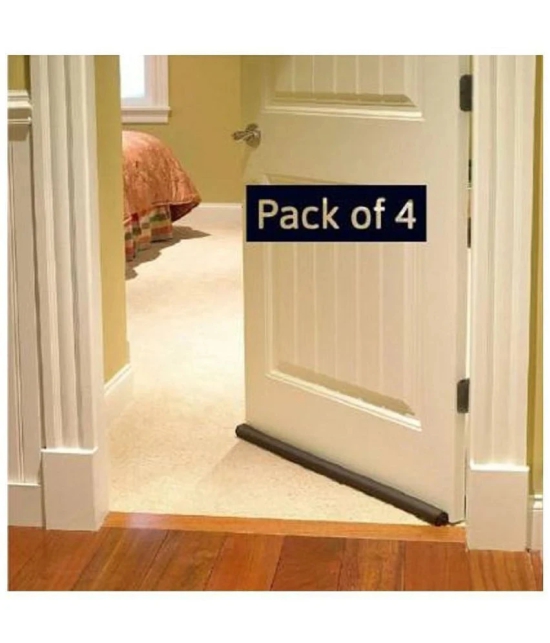 PVC Door Guard(Pack of 4) 36 Inches Long Gap Filler for Door Bottom Seal Strip,Sound-Proof, Reduce Noise, Energy Saving Door Stopper for Reduce Door Dust, Insects Protector