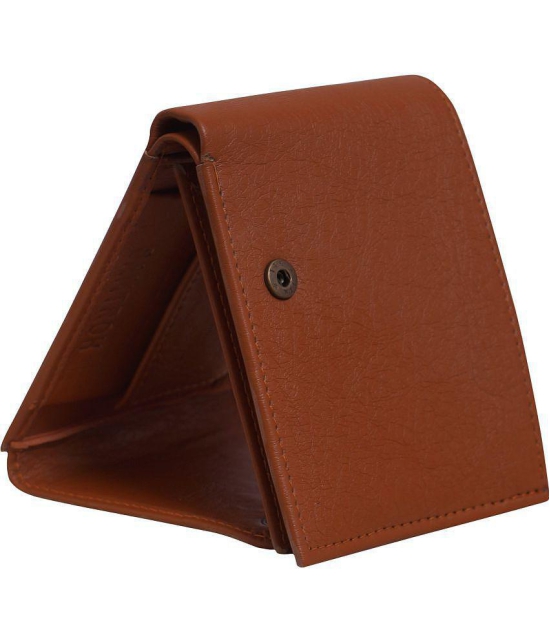 samtroh - PU TAN Men's Regular Wallet ( Pack of 1 ) - Tan