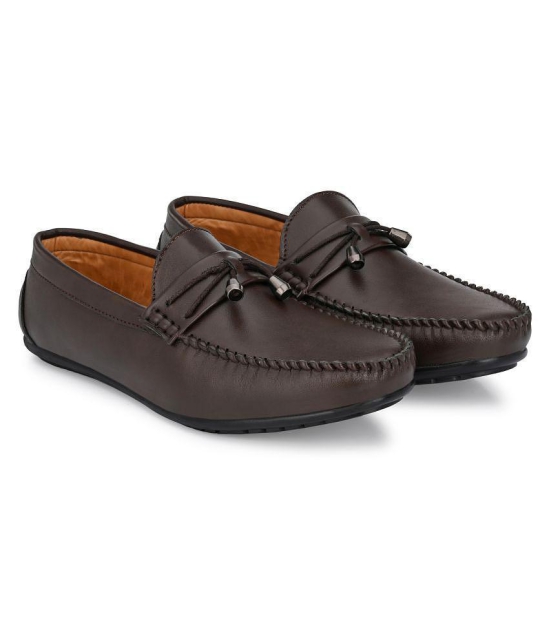 Shoevik Brown Loafers - 7