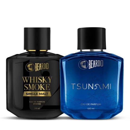 Beardo Whisky Smoke Single Malt & Tsunami Perfume EDP Combo