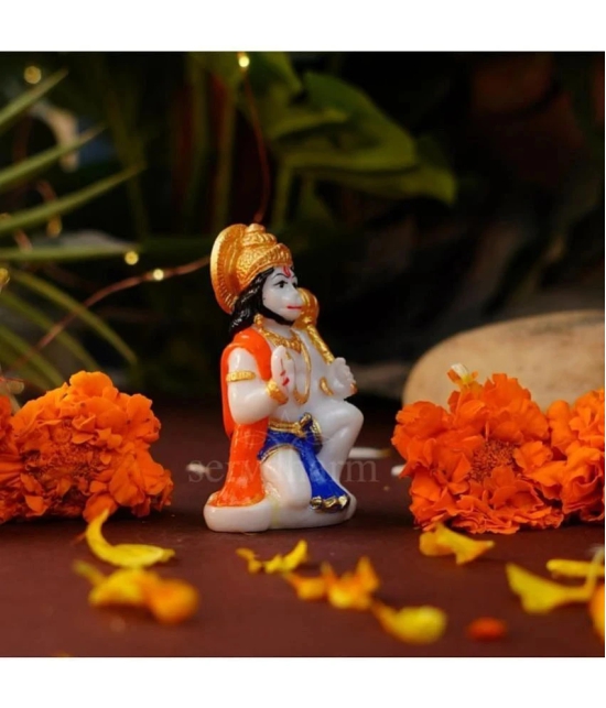 ServDharm Resin Lord Hanuman Idol ( 7 cm )