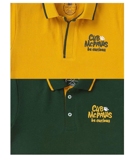 Cub McPaws Boys Polos Pack of 2 - None