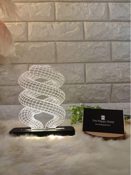 Spiral Led Plaque with Led Stand