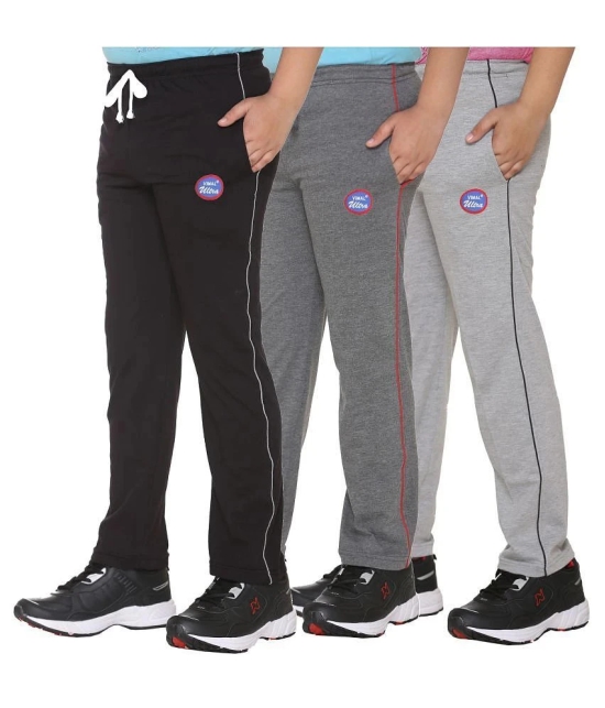 Vimal Jonney Pack of 3 Boys Cotton Blend Trackpant ( Multi ) - 11-12 Years