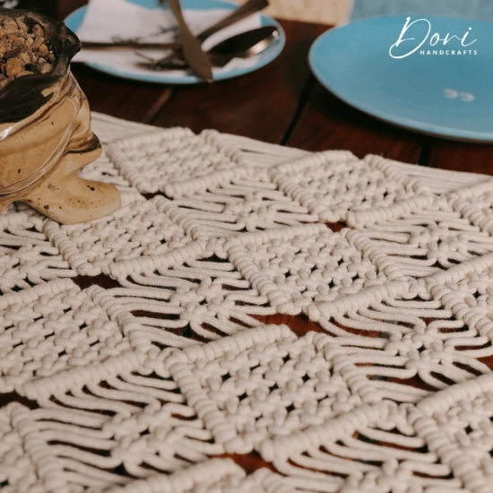 Macrame Table Runner