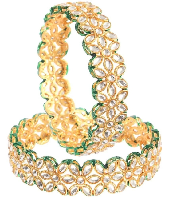 Jewar Mandi - Gold Kada Set ( Pack of 1 ) - None