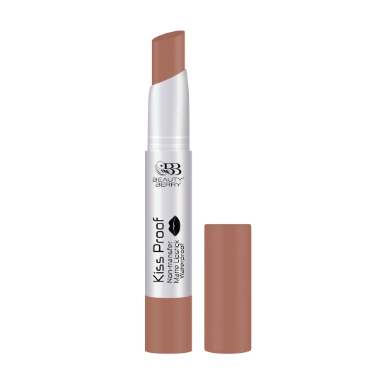 Beauty Berry Kiss Proof  Non Transfer Matte Lipstick-Shade 19