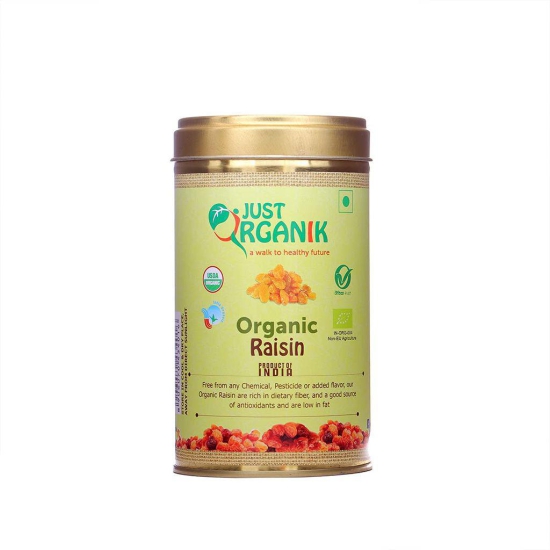 Just Organik Raisins 250 g, 100% Organic