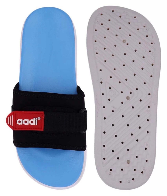 Aadi - Blue  Synthetic Slide Flip flop - 9