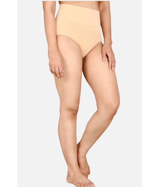 SELETA - Beige Shapewear Cotton Women's Tummy Tucker ( Pack of 1 ) - None