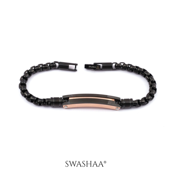 Bastian Mens Bracelet-Black